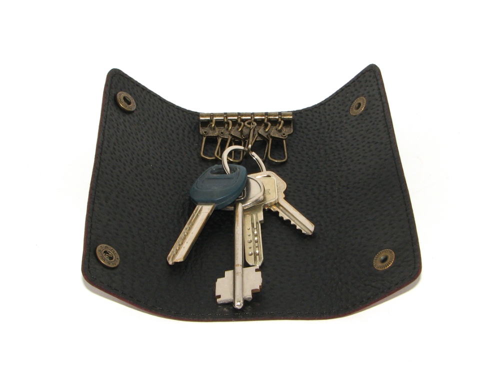 Шкіряна Ключниця DNK Leather Keys-L бордова Шкіряна Ключниця DNK Leather Keys-L бордова